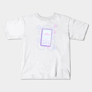 Cute Therapy Phone Earbuds Music Adorable Kids T-Shirt